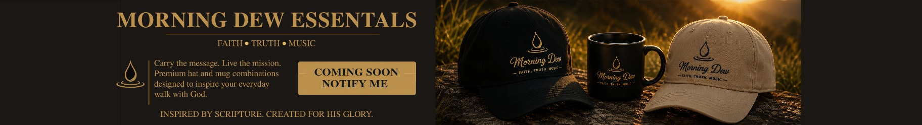 Morning Dew Essentials Banner
